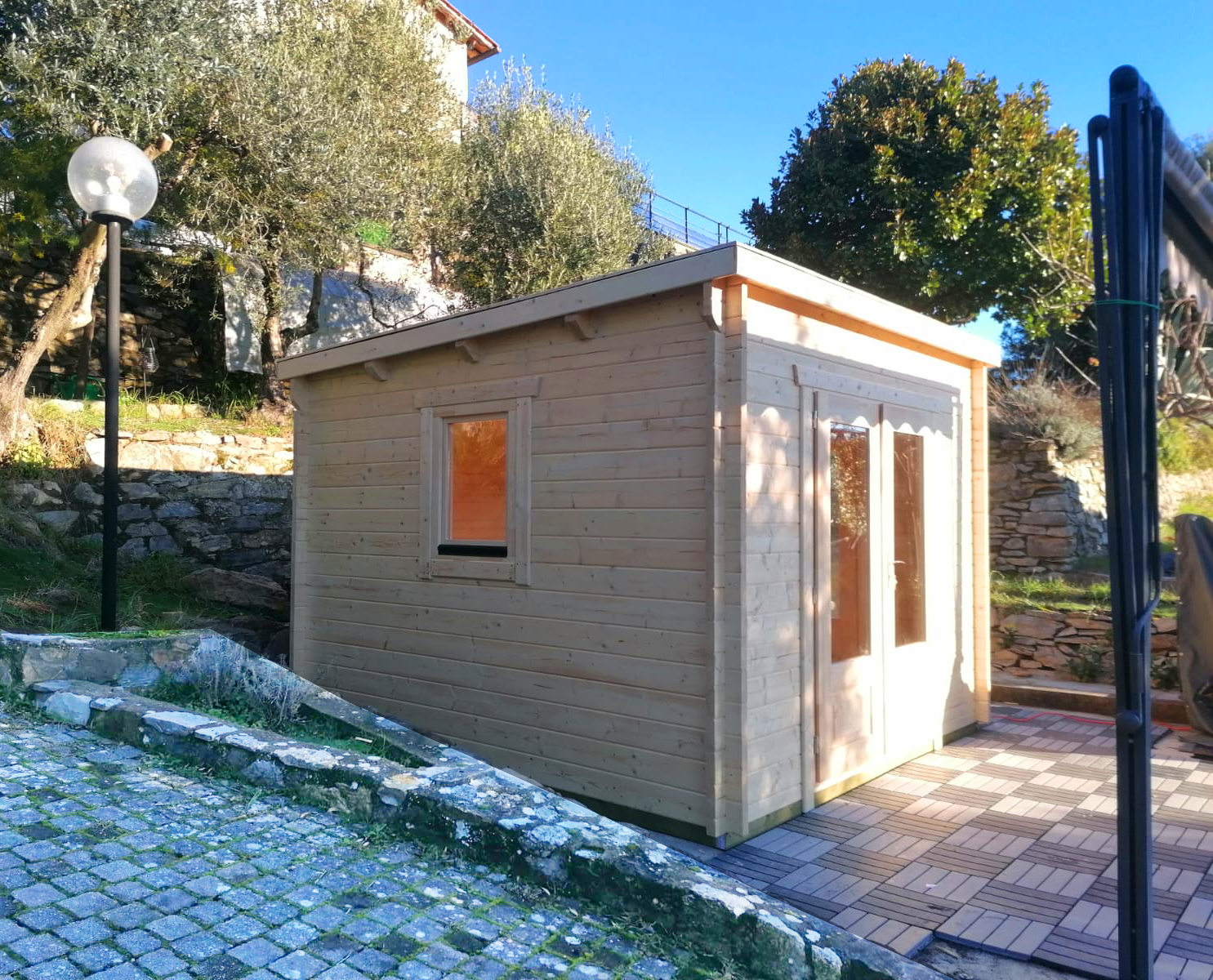 casetta coibentata isolata, casetta da giardino coibentata abitabile