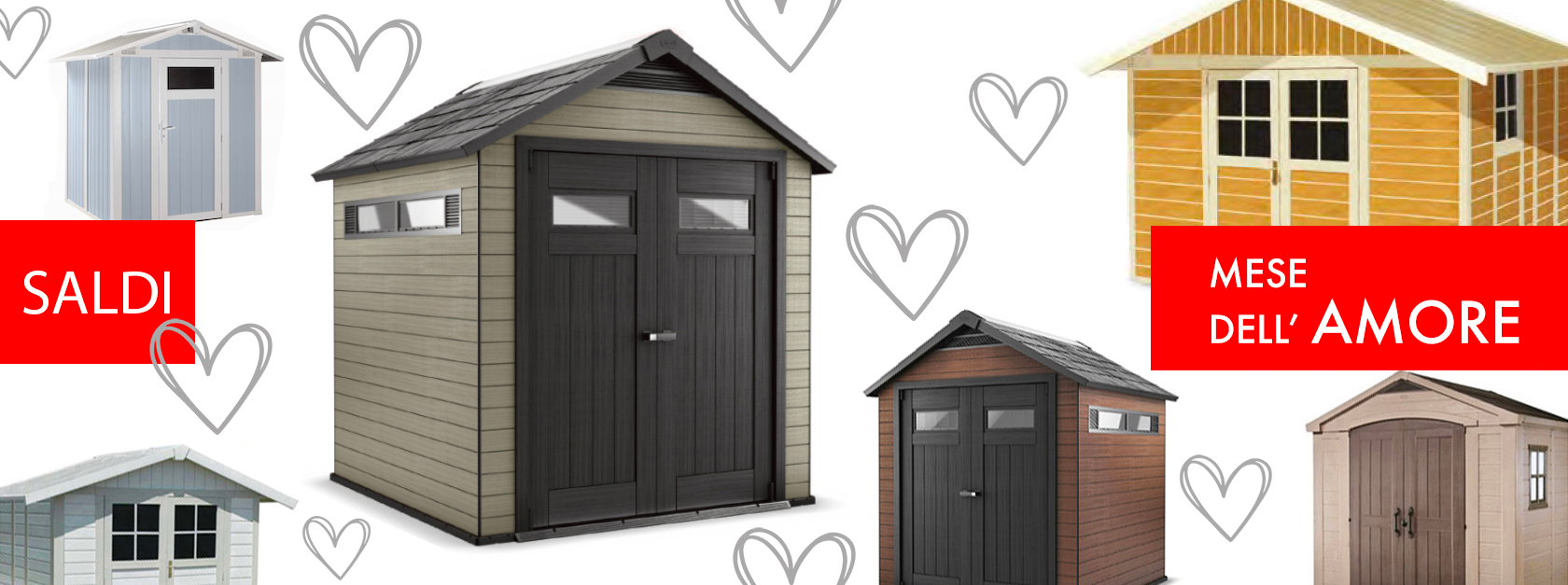 casetta giardino resina pvc, febbraio amore