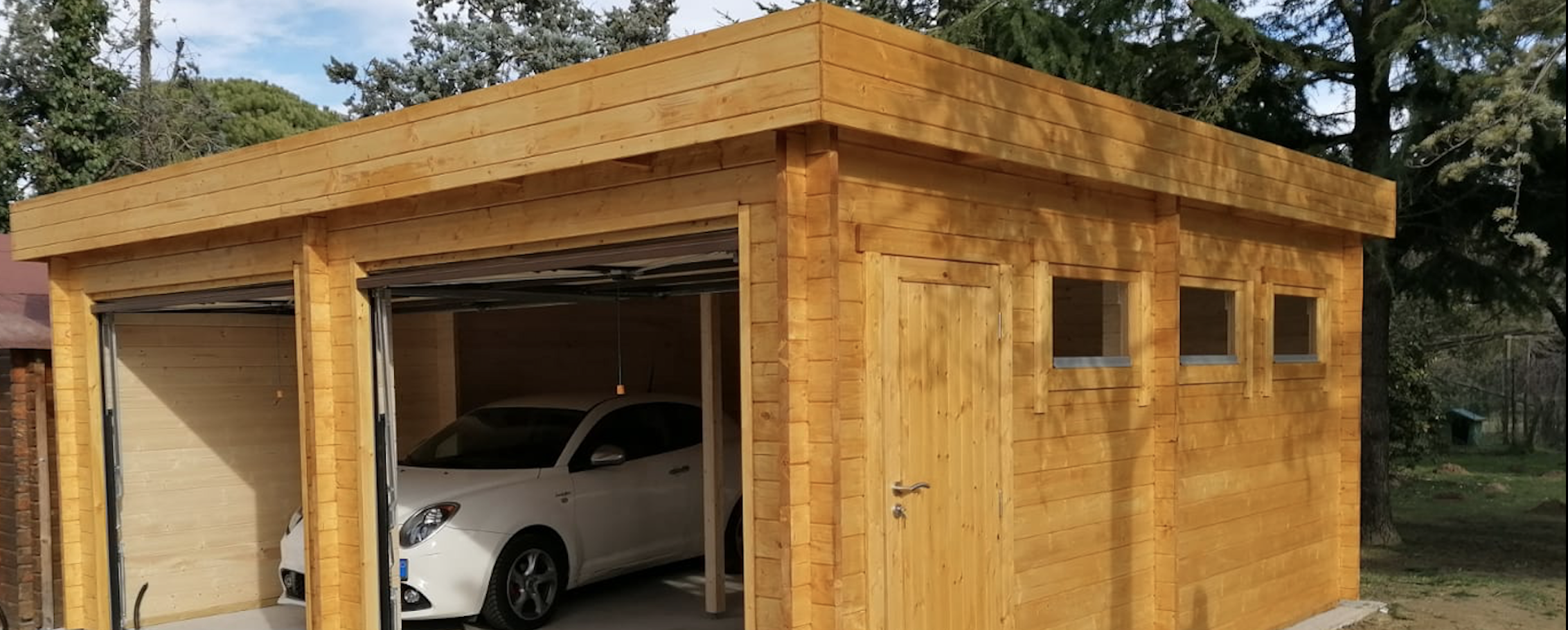 GARAGE IN LEGNO BASCULANTE ALTOADIGE-F