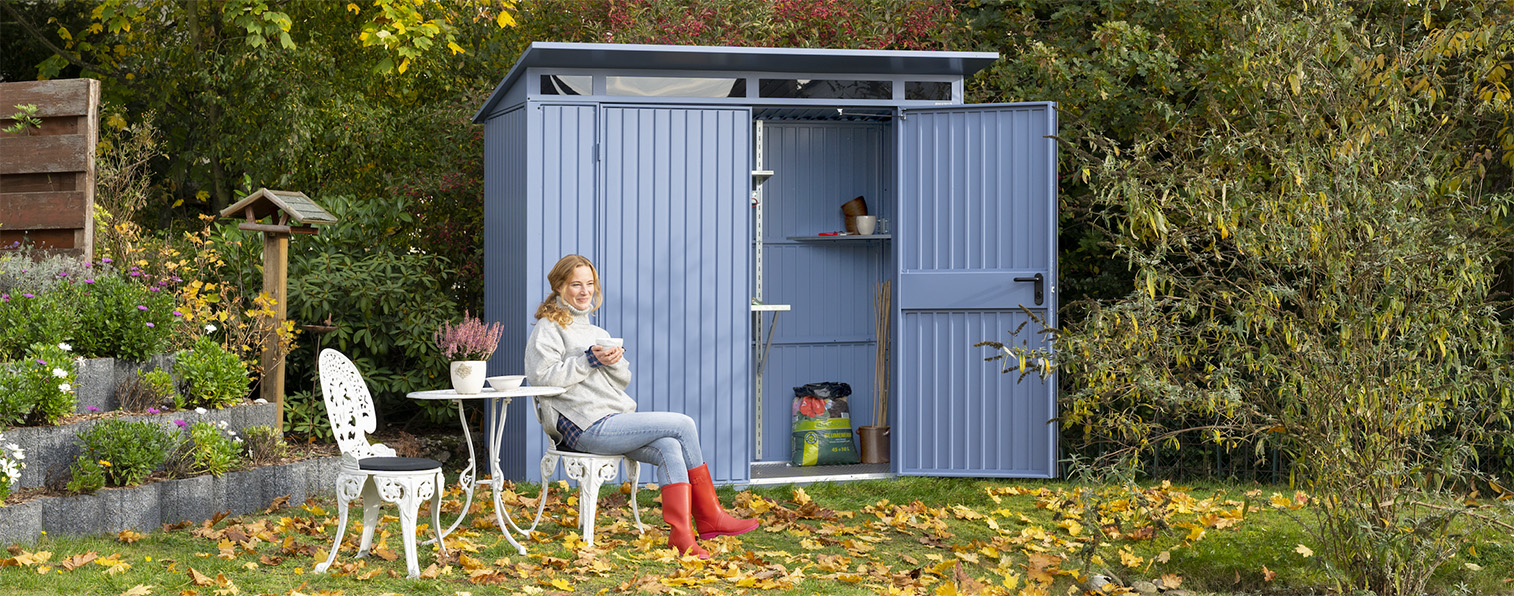 casetta metallo lamiera hormann 1.jpg casetta giardino metallo lamiera hormann, porta attrezzi metallo lamiera