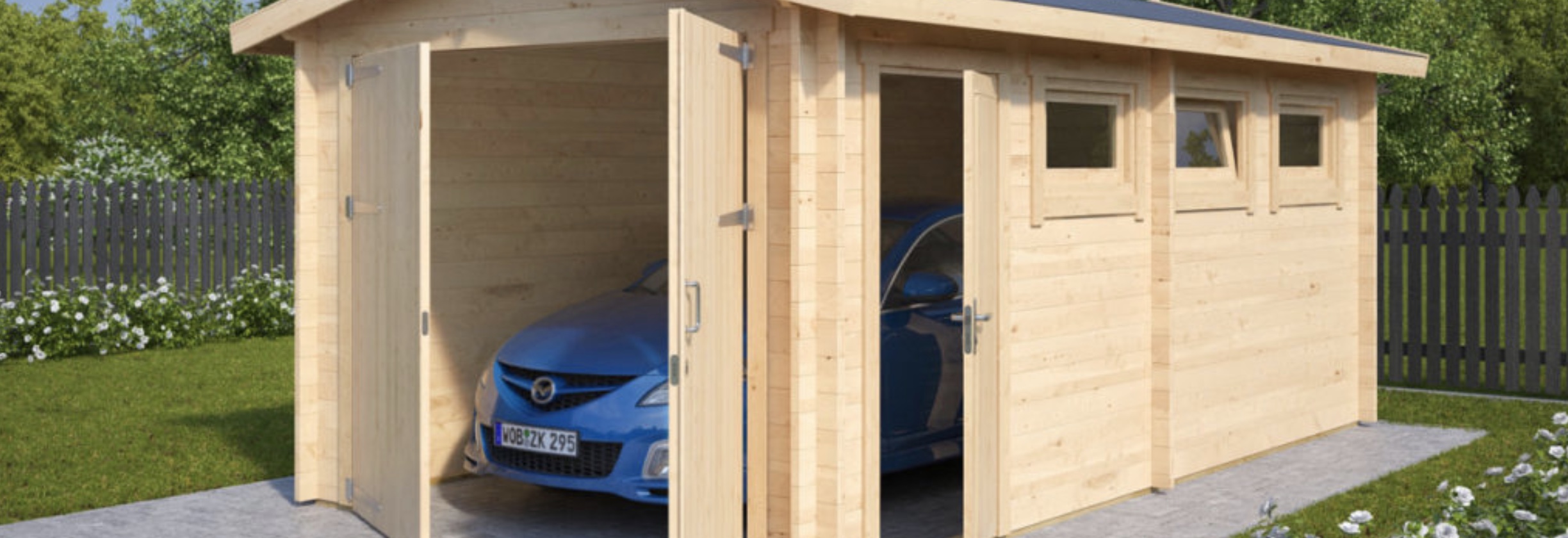 garage in legno, box auto legno, garage prefabbricato, garage blockhouse garage in legno, box auto legno, garage prefabbricato, garage blockhouse