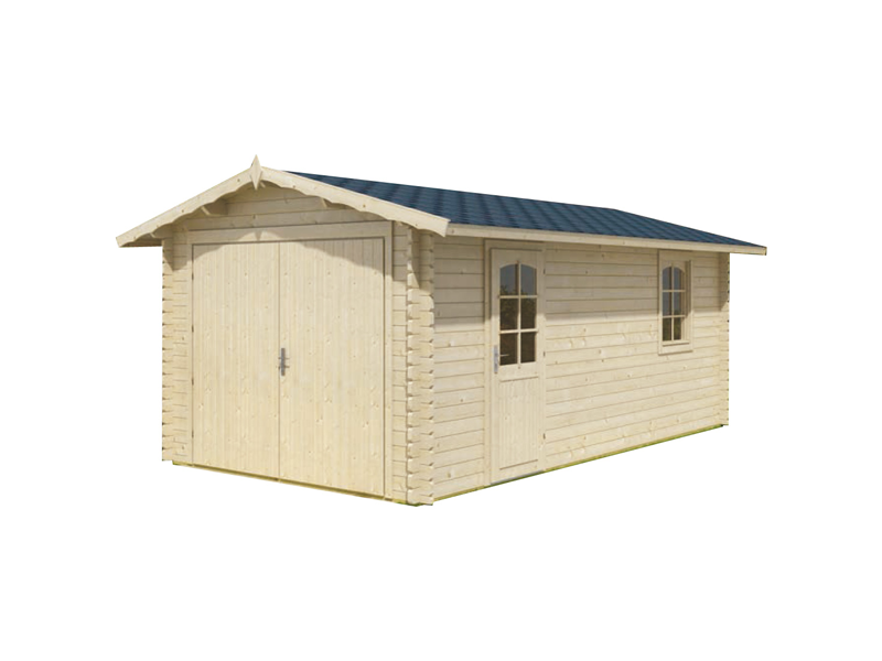 Garage in legno, box auto prefabbricato,  box auto