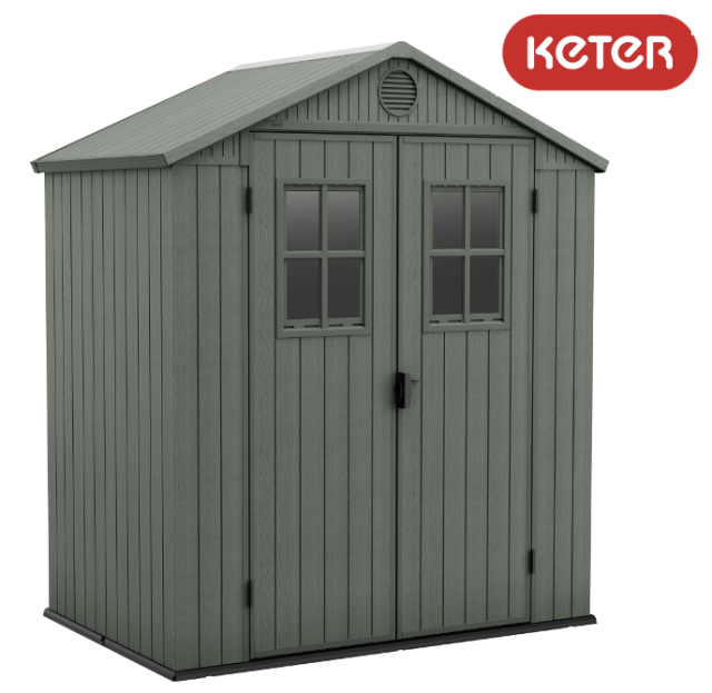 casetta-da-giardino-resina-keter-darwin-6x4-verde-finestre-1.png casetta giardino resina pvc keter 6X4 verde con finestre