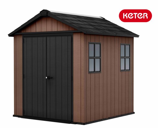 casetta giardino resina pvc keter, newton plus, casette italia,