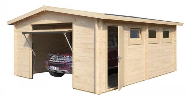 garage in legno, box auto legno, garage prefabbricato, garage blockhouse