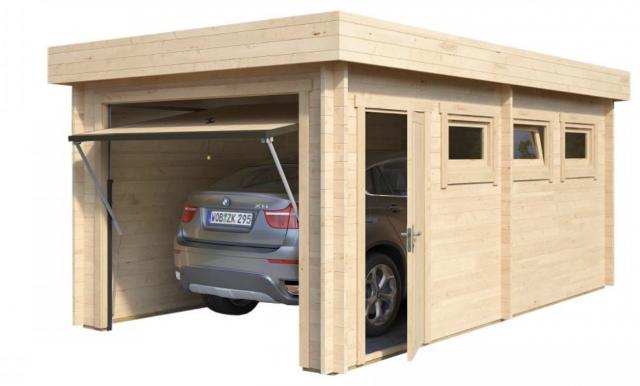 garage in legno, box auto legno, garage prefabbricato, garage blockhouse