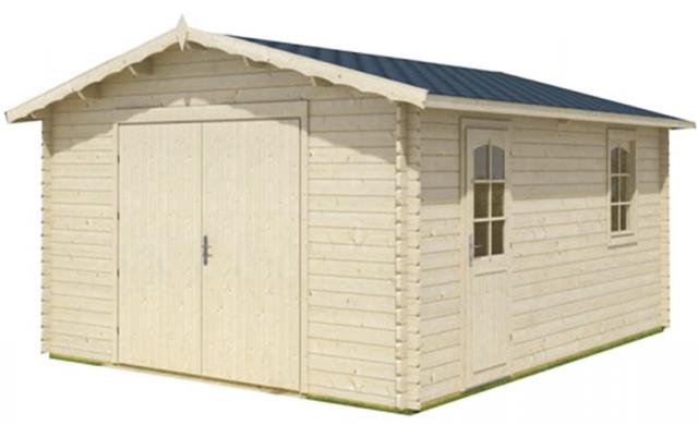 garage in legno, box auto legno, garage prefabbricato, garage blockhouse