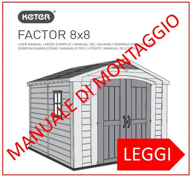 casette da giardino KETER FACTOR casette da giardino KETER FACTOR