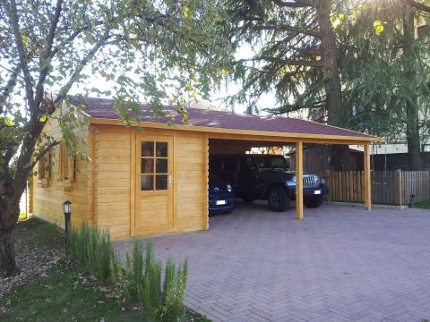garage in legno, box auto legno, casette italia