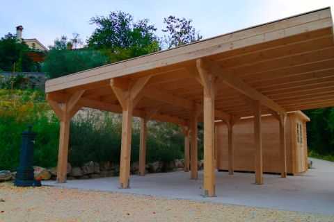 carport, tettoia auto, casette italia