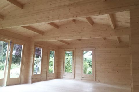 chalet in legno, casette abitabili, LATEMAR 38