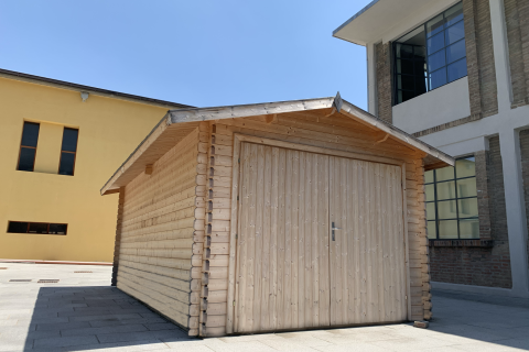 garage in legno, box auto legno, casette italia