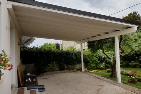 tettoia in legno, tettoie auto in legno, carport tettoie