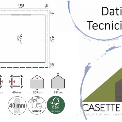 casette legno giardino