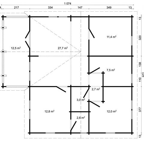 chalet in legno, casette abitabili, caprera