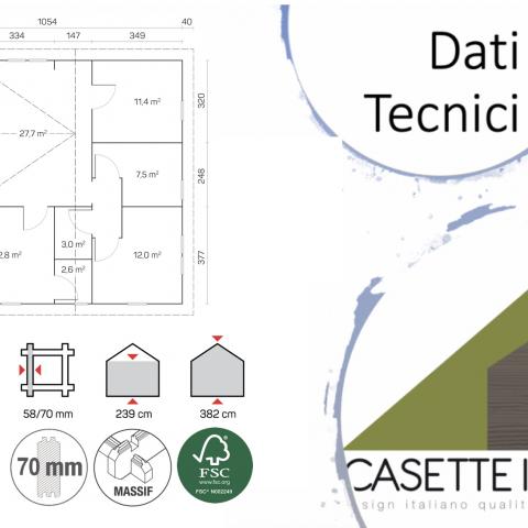 chalet in legno, casette abitabili, caprera
