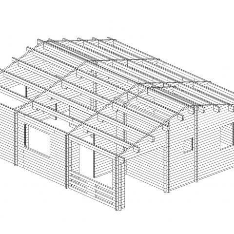 chalet in legno, casette abitabili, castiglioncello