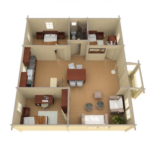 chalet in legno, casette abitabili, maremma