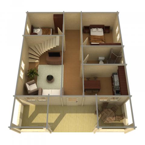 chalet in legno, casette abitabili, portovenere