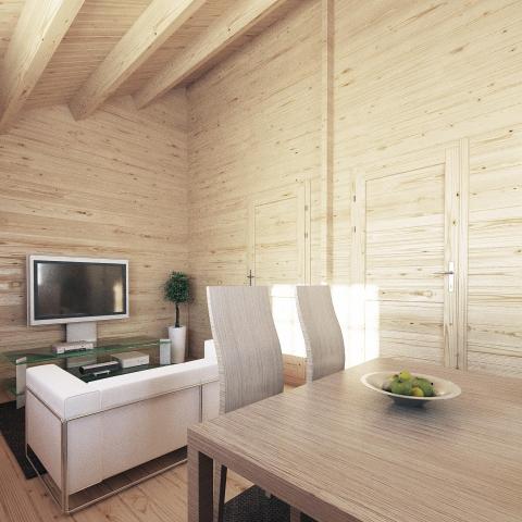 chalet in legno, casette abitabili, gransasso 26