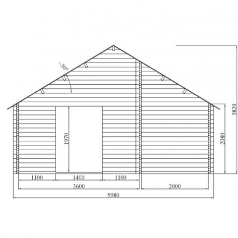 GRANSASSO fronte.jpg chalet in legno, casette abitabili, gransasso