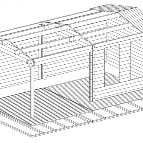 casette in legno, casette da giardino, MONTECIVETTA