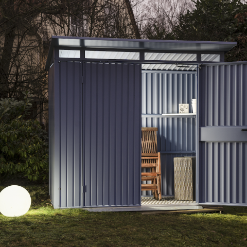 Schermata 2023-12-26 alle 07.47.34.png casetta giardino metallo lamiera hormann, porta attrezzi metallo lamiera