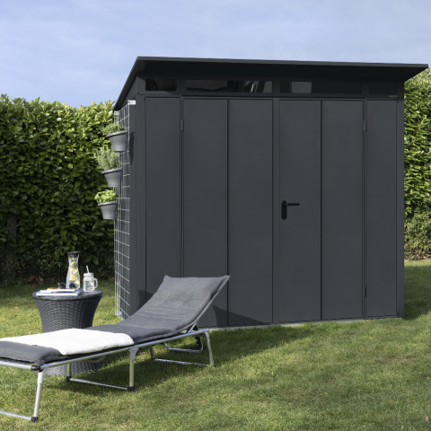 Schermata 2023-12-26 alle 07.48.56.png casetta giardino metallo lamiera hormann, porta attrezzi metallo lamiera