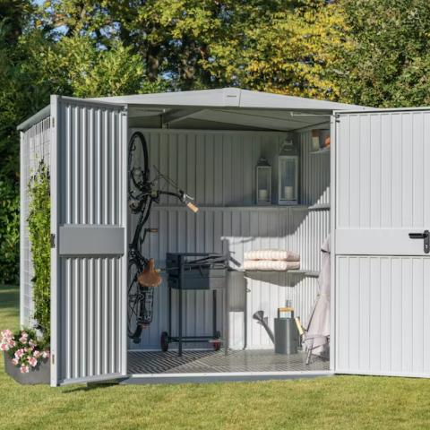 Schermata 2023-12-26 alle 08.39.51.png casetta giardino metallo lamiera hormann, porta attrezzi metallo lamiera