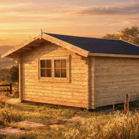 ufficio da giardino, garden office, casette italia, casetta coibentata abitabile