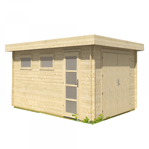TOSCANA white.png garage in legno, box auto legno, garage prefabbricato, garage blockhouse