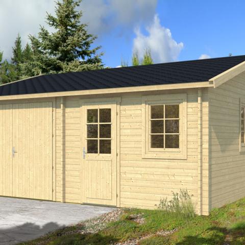 TRENTINO B.jpg garage doppio in legno, box auto legno, garage prefabbricato, garage blockhouse