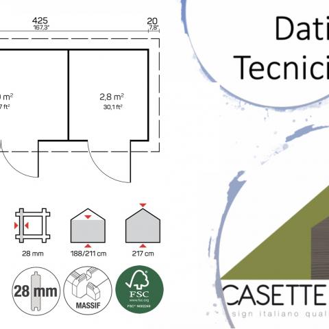 casetta di legno LINOSA8 scheda.jpg casette in legno, casette da giardino, linosa