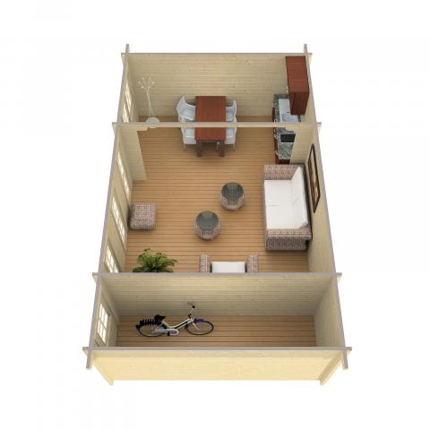 casetta in legno CERVIA20 layout.jpg casette in legno, casette da giardino