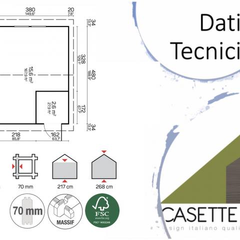casetta in legno MARMOLADA 16 scheda.jpg casette in legno, casette da giardino, marmolada