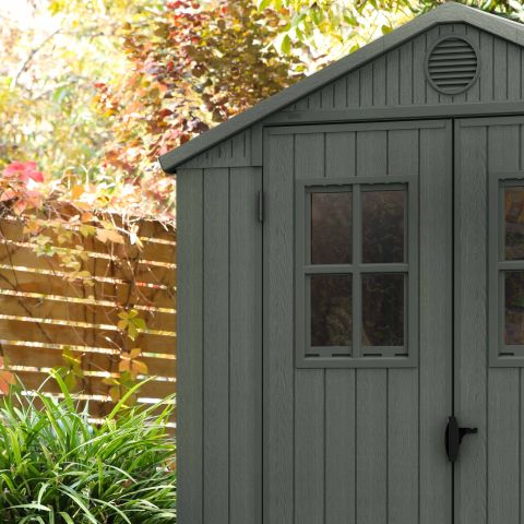 casetta-da-giardino-resina-keter-darwin-6x4-verde-finestre-2.jpg casetta giardino resina pvc keter 6X4 verde con finestre