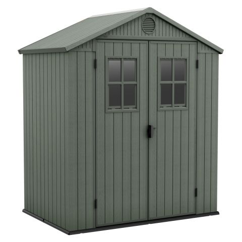 casetta-da-giardino-resina-keter-darwin-6x4-verde-finestre-3.jpg casetta giardino resina pvc keter 6X4 verde con finestre