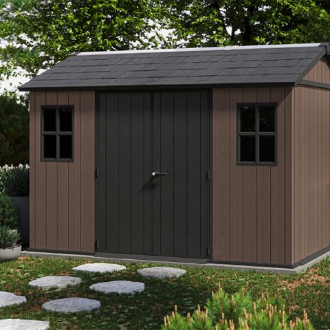 casetta giardino resina pvc keter, newton plus, casette italia