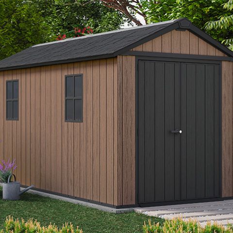 casetta giardino resina pvc keter, newton plus, casette italia,