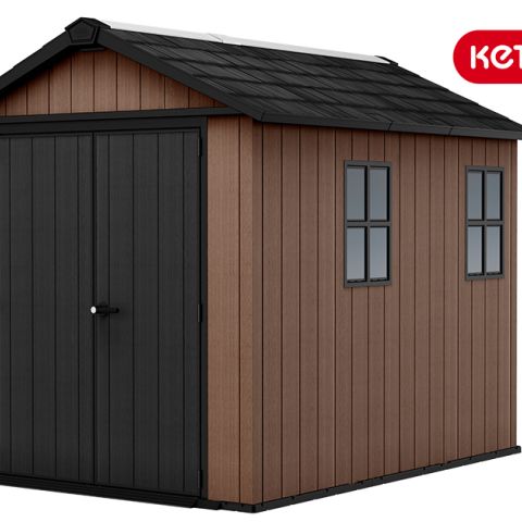 casetta giardino resina pvc keter, newton plus, casette italia