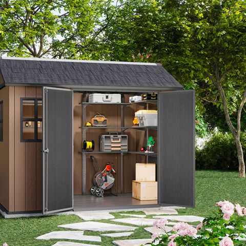 casetta giardino resina pvc keter, newton plus, casette italia