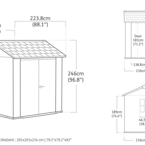 casetta-giardino-pvc-keter-newton-plus-775-757-3-misure1.jpg casetta giardino resina pvc keter, newton plus, casette italia,