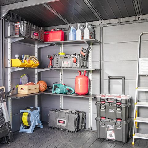 casetta-giardino-pvc-keter-newton-plus-accessori-2.jpg casetta giardino resina pvc keter, newton plus, casette italia,