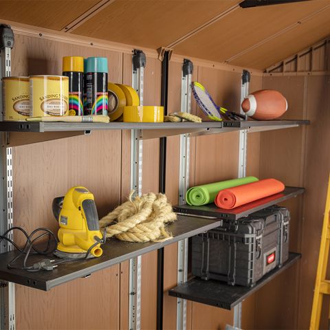 casetta-giardino-pvc-keter-newton-plus-accessori-5.jpg casetta giardino resina pvc keter, newton plus, casette italia,