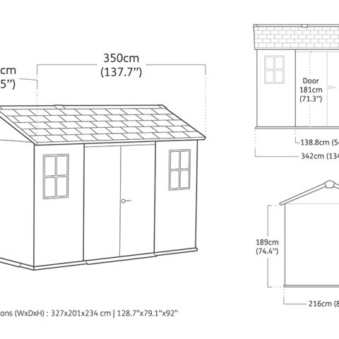 casetta giardino resina pvc keter apex, casette italia,