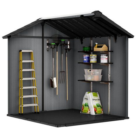 casetta giardino resina pvc keter apex, casette italia,