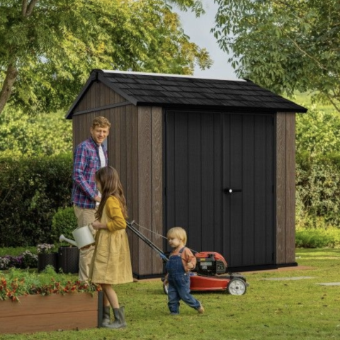 casetta giardino resina pvc keter apex, casette italia,