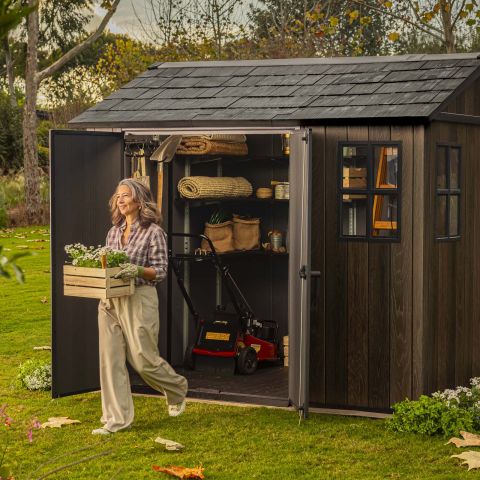 casetta giardino resina pvc keter apex, casette italia,