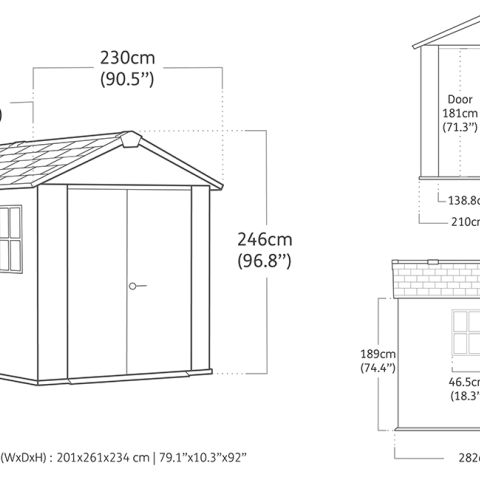 casetta giardino resina pvc keter apex, casette italia,