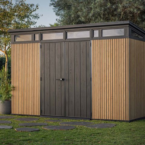 casetta giardino resina pvc keter PENT, casette italia